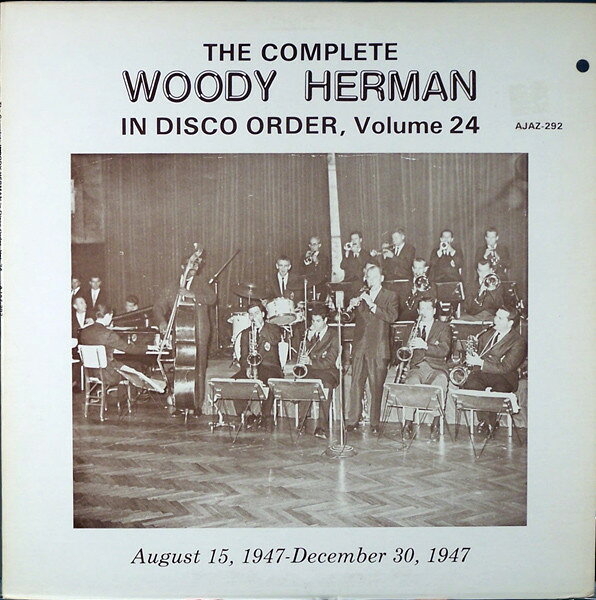 【中古】米LP Woody Herman The Complete Woody Herman In Disco Order, Volume 24 AJAZ292 Ajaz Records /00260