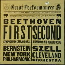 【中古】米LP Ludwig van Beethoven / Leonard First Symphony In C Major, Op. 21 / Second Symphony MY38469 CBS /00260