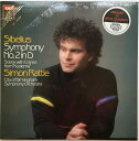【中古】独LP Jean Sibelius, Sir Simon Rattl Symphony No. 2 In D ? Scene With Cranes F...