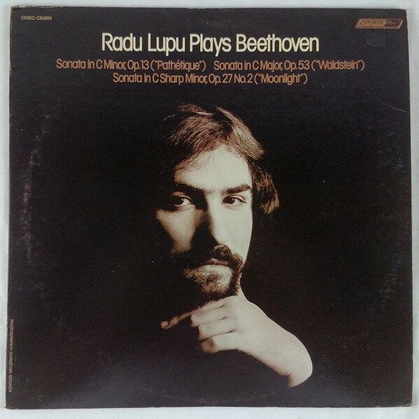 【中古】米LP Ludwig van Beethoven, Radu Lup Radu Lupu Plays Beethoven: Sonata In C Minor, Op.13 CS6806 London Records /00260