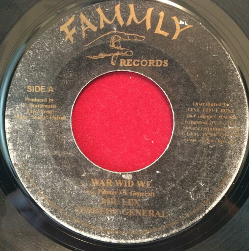 【中古】ジャマイカ7” Mr. Lexx & Surgeon General, Gr War Wid We / I Dont Mind NONE Fammly Records /00080 【中古】ジャマイカ7” Mr. Lexx & Surgeon General, Gr War Wid We / I Dont Mind NONE Fammly Records /00080