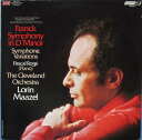 【中古】米LP Cesar Franck, Pascal Roge, The Symphony In D Minor CS7044 London Records...