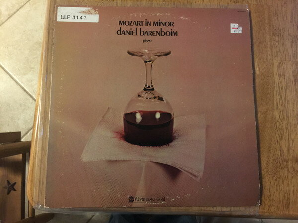 【中古】米LP Daniel Barenboim, Wolfgang Ama Mozart In Minor WGS8312 ABC Records /00260