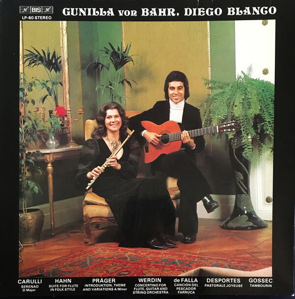 【中古】スウェーデンLP Gunilla von Bahr, Diego Blanco Gunilla von Bahr, Diego Blanco LP60 BIS /00260
