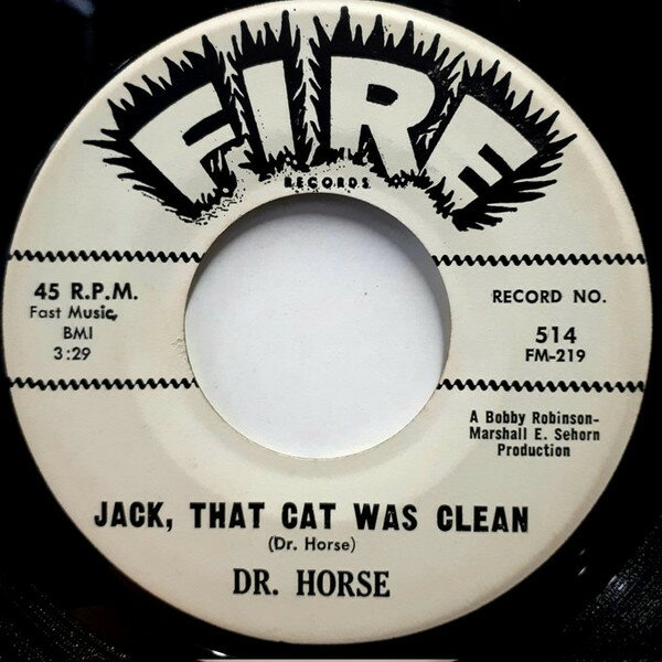 【中古】米7” Dr. Horse Jack, That Cat Was Clean / Salt Pork, West Virginia 514 Fire Records /00080