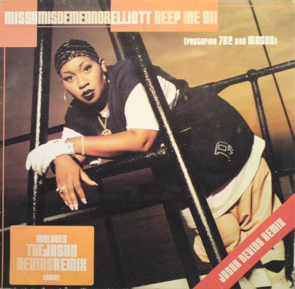 【中古】英12” Missy Elliott, 702 & Magoo Beep Me 911 (Jason Nevins Remix) E3859T EastWest /00250