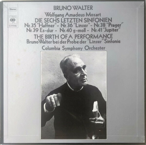š4LP Bruno Walter, Wolfgang Amadeus Die Sechs Letzten Sinfonien Nr. 35 Haff...