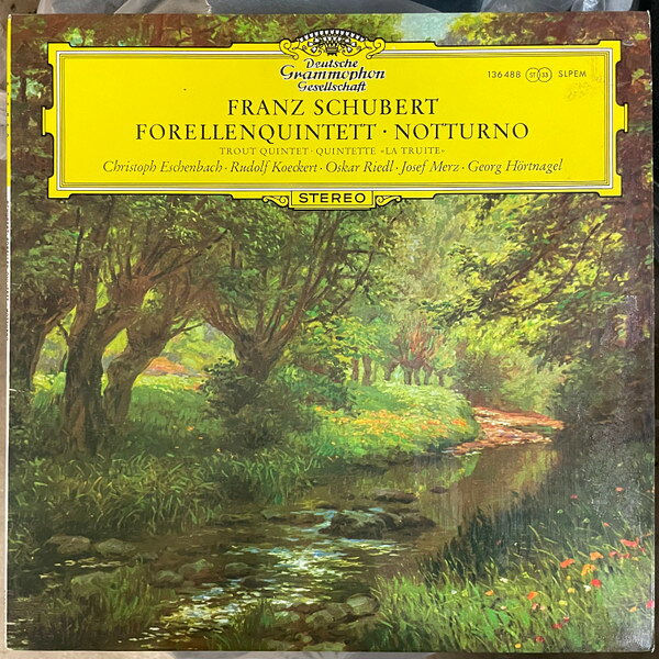 【中古】LP Franz Schubert / Christoph Esc Forellenquintett Notturno 2536020 Deutsche Grammophon /00260