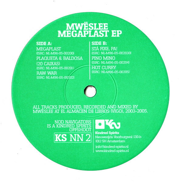 【中古】蘭12” Mweslee Megaplast EP KSNN2 Nod Navigators, Kind /00250