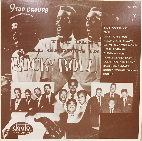 米LP Various The Best Vocal Groups In Rock N Roll DL224 Dooto Records, Dooto /00260