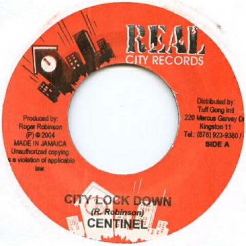 【新品】ジャマイカ7” Centinel City Lock Down Real City /00048 【新品】ジャマイカ7” Centinel City Lock Down Real City /00048