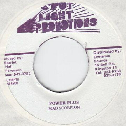 ・アーティスト Mad Scorpion ・タイトル Power Plus ・レーベル・型番 ・フォーマット 7" ・コンディション(盤) 新品 (M) ・コンディション(ジャケット) ・コンディション(帯) オビなし ・特記事項 サンプル...