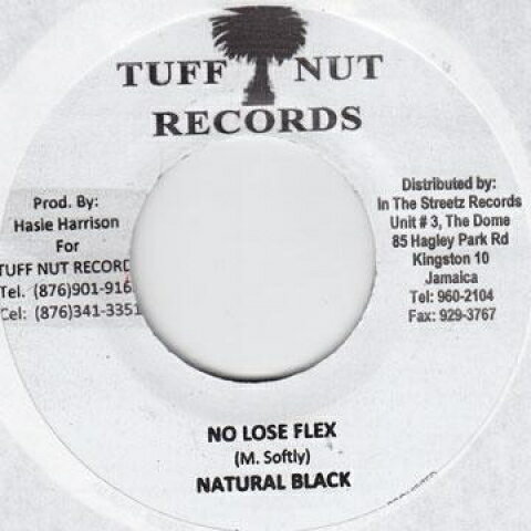 【新品】ジャマイカ7” Natural Black No Lose Flex Tuff Nut Records /00048