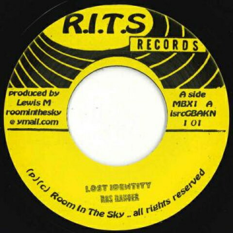 【新品】英7” Ras Ranger / Ras Ranger, AJ Fr Lost Identity / Ten To One MBX141 Room In The Sky /00048