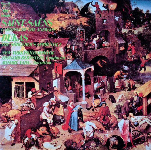 【中古】LP レナード・バーンスタイン, ニュ サン＝サーンス: 組曲 動物の謝肉祭 / デュカス: 魔法 FCC..