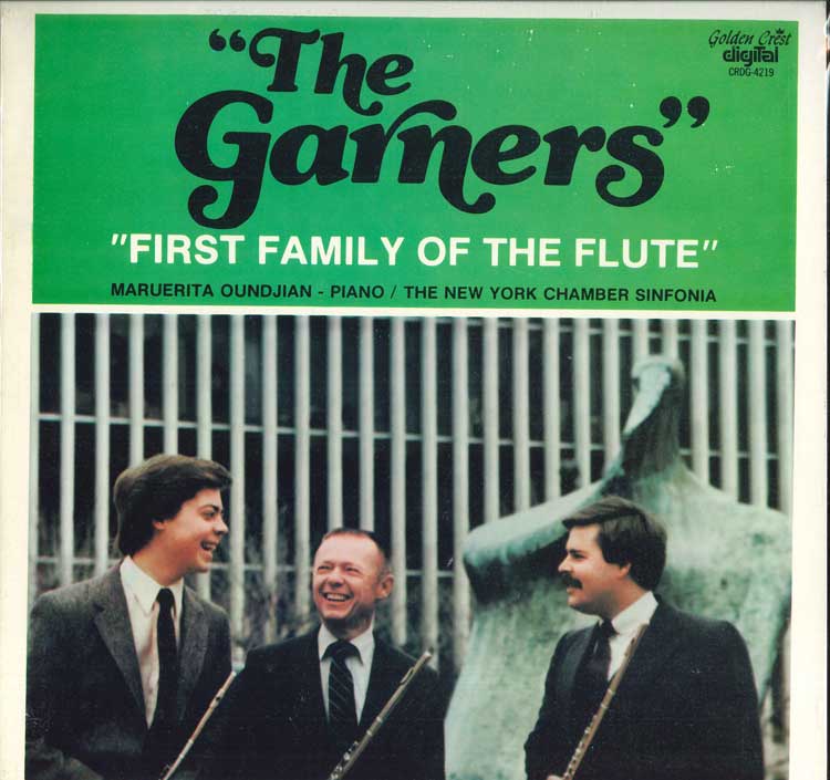 【中古】米LP Garners, Maruerita Oundjian, N First Family Of The Flute CRDG4219 GOLDEN CREST /00260