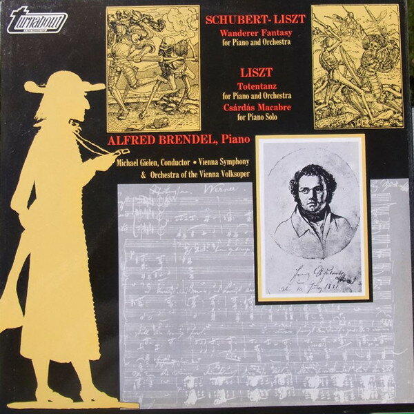 【中古】英LP Franz Schubert - Franz Liszt, Wanderer Fantasy / Totentanz / Cs?rd?s Macabre TV34265S,TV3426 Turnabout /00260