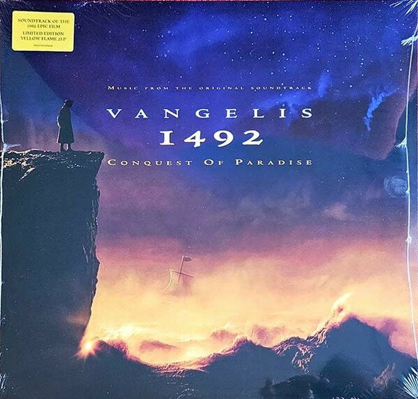 【新品】LP OST, Vangelis 1492 - Conquest Of Paradise (Yellow Vinyl) 5021732529404 EastWest 未開封 /00260