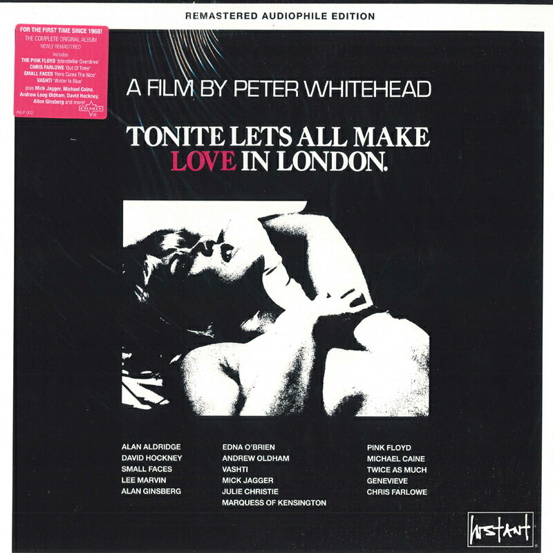 쥳ɥƥ ŷԾŹ㤨֡ڿʡ۱LP Various Tonite Lets All Make Love In London INLP002 Instant, Immediate, /00260פβǤʤ3,430ߤˤʤޤ