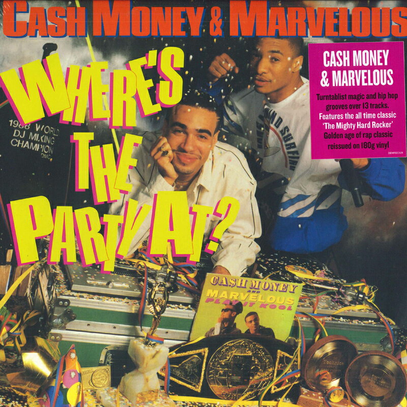 【新品】英LP Cash Money &amp; Marvelous Wheres The Party At? DEMREC528 Demon Music Group, S /00260