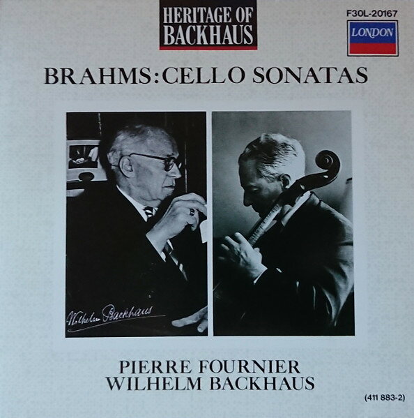 ・アーティスト Brahms, Wilhelm Backhaus, Pierre Fournier ・タイトル Cello Sonatas ・レーベル・型番 London Records F30L20167,4118832 ・フォーマット CD ・コンディション(盤) 非常に良い(EX) ・コンディション(ジャケット) ・コンディション(帯) オビなし ・特記事項 サンプル画像です。実際の商品の画像ではありません 商品写真はバーコード/カタログ番号に対応したサンプル画像ですので、お送りする商品の画像ではありません。帯やライナーなどの付属品は、特記事項に記載されている場合のみ含まれます。プロモやカラーレコードなどの仕様についても、該当する場合のみ特記事項に記載しています。 【ご購入前に必ずご確認ください】 ・本店サイト(www.recordcity.jp)とは価格、送料が違います ・本店サイト、その他支店のオーダーとは同梱発送できません ・注文確定後に別の注文を頂いた場合、注文同士の同梱は致しかねます。 ・別倉庫から発送しているため、店頭受け渡しは対応しておりません ・一部商品は他の通販サイトでも販売しているため、ご注文のタイミングによっては商品のご用意ができない場合がございます。 ・土日祝日はお休みです 金曜・祝前日9時以降のご連絡またはご入金は、返答または発送が週明け・祝日明けに順次対応となります。 ・ご購入後のキャンセル不可 ご購入後のキャンセルはいかなる理由においてもお受けできません。ご了承の上、ご購入くださいませ。 ・日本郵便(ゆうパック/ゆうメール)によるお届けになります。 ・中古品であることをご理解ください 当ストアでは中古商品を主に販売しております。中古品であることをご理解の上ご購入ください。また、一部商品はRecordCityオンラインストアで試聴可能です。 ・返品について お客様のご都合による返品は一切承っておりません。 表記の内容と実際の商品に相違がある場合、また針飛び等で返品・返金をご希望される場合は、商品の到着後1週間以内にご連絡ください。商品の返送をこちらで確認後、キャンセル・返金を行います。 コンディションVG以下の商品は返品できません。プレイに影響のない表面のこすれ傷、プレス起因のノイズ盤は返品の対象外です。 【コンディション表記】 ・ほぼ新品(M-)(Like New) 完全な新品。未使用。当店ではほぼ使用しません ・非常に良い(EX)(Excellent) 中古盤として美品な状態。わずかな経年を感じるものの傷みを感じさせない、当店基準で最高の状態 ・良い(VG+)(Very Good Plus) 丁寧に扱われた中古品で、軽い使用感がみられる。 ・可(VG)(Acceptable) 使い込まれた中古品で、「良い」よりもさらに使用感がみられる。 ・悪い(VG-)(Bad) 状態が悪いアイテム。使用の保障はなく、再生不可、針飛び、目立つノイズがあるかもしれない。状態によるクレーム不可。返品不可。 ・非常に悪い(G)(Very Bad) 「悪い」よりさらに状態が悪いアイテム。使用の保障はなく、再生不可、針飛び、目立つノイズがあるかもしれない。状態によるクレーム不可。返品不可。 ・ジャンク(Fair)(Junk/Fair) 割れている、反っている、水ダメージがある、カビ、ジャケットが分離している、ひどい書き込み、ひどい擦れなど最低の状態。使用の保障はなく、再生不可、針飛び、目立つノイズがあるかもしれない。状態によるクレーム不可。返品不可。 ・ジャンク(Poor)(Junk/Poor) 割れている、反っている、水ダメージがある、カビ、ジャケットが分離している、ひどい書き込み、ひどい擦れなど最低の状態。使用の保障はなく、再生不可、針飛び、目立つノイズがあるかもしれない。状態によるクレーム不可。返品不可。