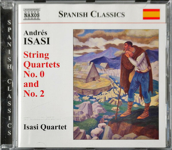 輸入CD Andr?s Isasi, Isasi Quartet String Quartets No. 0 and No. 2 8572463 Naxos /00110