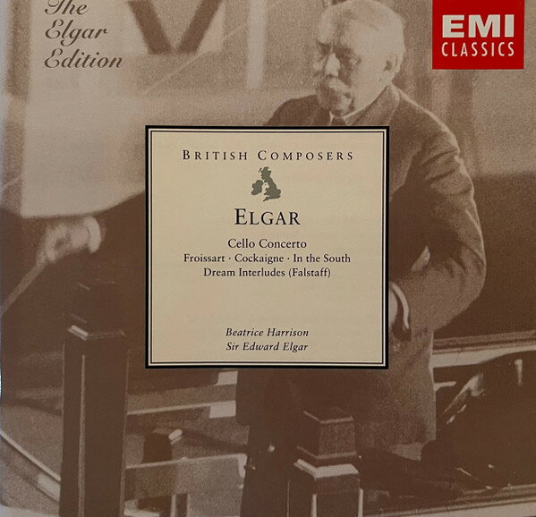CD Sir Edward Elgar, Beatrice Harrison Cello Concerto / Concert Overtures 724356729827 EMI Classics /00110