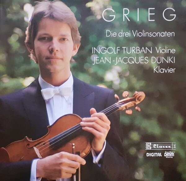 【中古】スイスLP Edvard Grieg, Ingolf Turban, Jean-Jacques D?nki Die Drei Violinsonaten D8808 Claves /00400