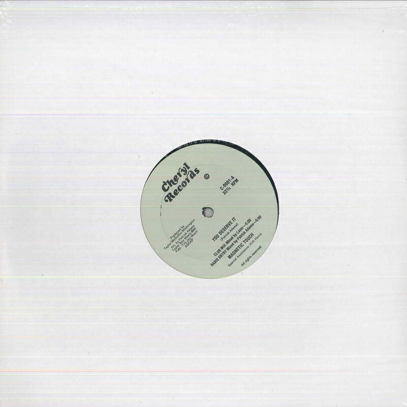 Artist Name: N - 【新品】米12” Magnetic Touch You Deserve It C0001 Cheryl Records /00250
