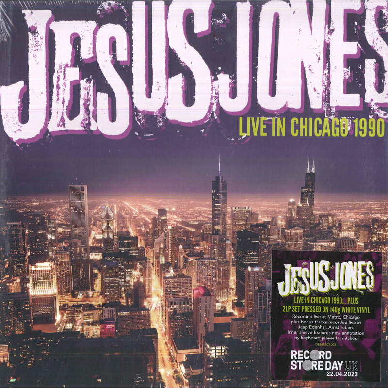 ・アーティスト Jesus Jones ・タイトル Live In Chicago 1990 ・レーベル・型番 Demon Records, RT Industries 26845856 ・フォーマット LP ・コンディション(盤) 新品 (M) ・コンディション(ジャケット) ・コンディション(帯) オビなし ・特記事項 サンプル画像です。実際の商品の画像ではありません 商品写真はバーコード/カタログ番号に対応したサンプル画像ですので、お送りする商品の画像ではありません。帯やライナーなどの付属品は、特記事項に記載されている場合のみ含まれます。プロモやカラーレコードなどの仕様についても、該当する場合のみ特記事項に記載しています。 【ご購入前に必ずご確認ください】 ・本店サイト(www.recordcity.jp)とは価格、送料が違います ・本店サイト、その他支店のオーダーとは同梱発送できません ・注文確定後に別の注文を頂いた場合、注文同士の同梱は致しかねます。 ・別倉庫から発送しているため、店頭受け渡しは対応しておりません ・一部商品は他の通販サイトでも販売しているため、ご注文のタイミングによっては商品のご用意ができない場合がございます。 ・土日祝日はお休みです 金曜・祝前日9時以降のご連絡またはご入金は、返答または発送が週明け・祝日明けに順次対応となります。 ・ご購入後のキャンセル不可 ご購入後のキャンセルはいかなる理由においてもお受けできません。ご了承の上、ご購入くださいませ。 ・日本郵便(ゆうパック/ゆうメール)によるお届けになります。 ・中古品であることをご理解ください 当ストアでは中古商品を主に販売しております。中古品であることをご理解の上ご購入ください。また、一部商品はRecordCityオンラインストアで試聴可能です。 ・返品について お客様のご都合による返品は一切承っておりません。 表記の内容と実際の商品に相違がある場合、また針飛び等で返品・返金をご希望される場合は、商品の到着後1週間以内にご連絡ください。商品の返送をこちらで確認後、キャンセル・返金を行います。 コンディションVG以下の商品は返品できません。プレイに影響のない表面のこすれ傷、プレス起因のノイズ盤は返品の対象外です。 【コンディション表記】 ・ほぼ新品(M-)(Like New) 完全な新品。未使用。当店ではほぼ使用しません ・非常に良い(EX)(Excellent) 中古盤として美品な状態。わずかな経年を感じるものの傷みを感じさせない、当店基準で最高の状態 ・良い(VG+)(Very Good Plus) 丁寧に扱われた中古品で、軽い使用感がみられる。 ・可(VG)(Acceptable) 使い込まれた中古品で、「良い」よりもさらに使用感がみられる。 ・悪い(VG-)(Bad) 状態が悪いアイテム。使用の保障はなく、再生不可、針飛び、目立つノイズがあるかもしれない。状態によるクレーム不可。返品不可。 ・非常に悪い(G)(Very Bad) 「悪い」よりさらに状態が悪いアイテム。使用の保障はなく、再生不可、針飛び、目立つノイズがあるかもしれない。状態によるクレーム不可。返品不可。 ・ジャンク(Fair)(Junk/Fair) 割れている、反っている、水ダメージがある、カビ、ジャケットが分離している、ひどい書き込み、ひどい擦れなど最低の状態。使用の保障はなく、再生不可、針飛び、目立つノイズがあるかもしれない。状態によるクレーム不可。返品不可。 ・ジャンク(Poor)(Junk/Poor) 割れている、反っている、水ダメージがある、カビ、ジャケットが分離している、ひどい書き込み、ひどい擦れなど最低の状態。使用の保障はなく、再生不可、針飛び、目立つノイズがあるかもしれない。状態によるクレーム不可。返品不可。