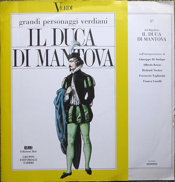 【中古】LP Giuseppe Verdi Verdi: Edizioni Rai 27 - Dal Rigoletto Il Duca Di M 394270 /00400