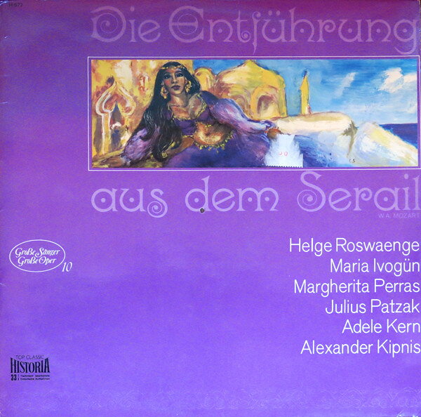 【中古】LP Wolfgang Amadeus Mozart , Helg Die Entfuhrung Aus Dem Serail H672 Top Classic Historia /00260