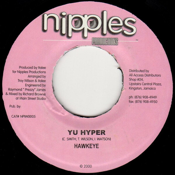 7” Hawkeye Yu Hyper NPIW0005 Nipples Productions /00080