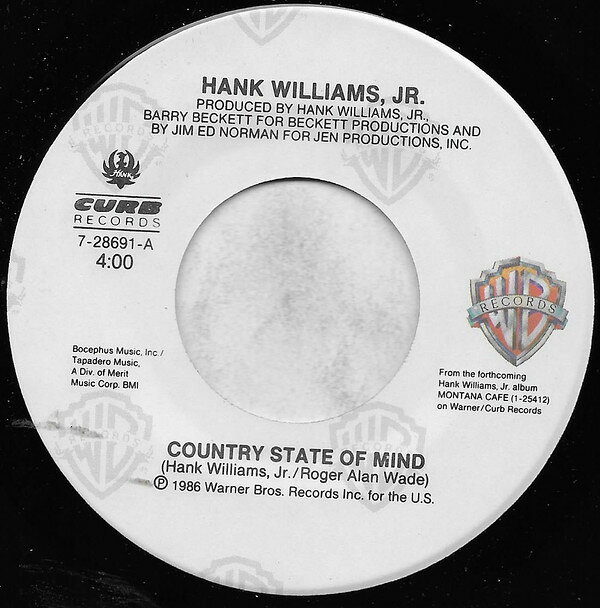 ・アーティスト Hank Williams Jr. ・タイトル Country State Of Mind ・レーベル・型番 Warner Bros. Records, Curb Records 728691 ・フォーマット 7インチレコード ・コンディション(盤) 良い (VG+) ・コンディション(ジャケット) プレインカバー（元ジャケット／カバー無し） ・コンディション(帯) オビなし ・特記事項 【Company Sleeve】 サンプル画像です。実際の商品の画像ではありません 商品写真はバーコード/カタログ番号に対応したサンプル画像ですので、お送りする商品の画像ではありません。帯やライナーなどの付属品は、特記事項に記載されている場合のみ含まれます。プロモやカラーレコードなどの仕様についても、該当する場合のみ特記事項に記載しています。 【ご購入前に必ずご確認ください】 ・本店サイト(www.recordcity.jp)とは価格、送料が違います ・本店サイト、その他支店のオーダーとは同梱発送できません ・注文確定後に別の注文を頂いた場合、注文同士の同梱は致しかねます。 ・別倉庫から発送しているため、店頭受け渡しは対応しておりません ・一部商品は他の通販サイトでも販売しているため、ご注文のタイミングによっては商品のご用意ができない場合がございます。 ・土日祝日はお休みです 金曜・祝前日9時以降のご連絡またはご入金は、返答または発送が週明け・祝日明けに順次対応となります。 ・ご購入後のキャンセル不可 ご購入後のキャンセルはいかなる理由においてもお受けできません。ご了承の上、ご購入くださいませ。 ・日本郵便(ゆうパック/ゆうメール)によるお届けになります。 ・中古品であることをご理解ください 当ストアでは中古商品を主に販売しております。中古品であることをご理解の上ご購入ください。また、一部商品はRecordCityオンラインストアで試聴可能です。 ・返品について お客様のご都合による返品は一切承っておりません。 表記の内容と実際の商品に相違がある場合、また針飛び等で返品・返金をご希望される場合は、商品の到着後1週間以内にご連絡ください。商品の返送をこちらで確認後、キャンセル・返金を行います。 コンディションVG以下の商品は返品できません。プレイに影響のない表面のこすれ傷、プレス起因のノイズ盤は返品の対象外です。 【コンディション表記】 ・ほぼ新品(M-)(Like New) 完全な新品。未使用。当店ではほぼ使用しません ・非常に良い(EX)(Excellent) 中古盤として美品な状態。わずかな経年を感じるものの傷みを感じさせない、当店基準で最高の状態 ・良い(VG+)(Very Good Plus) 丁寧に扱われた中古品で、軽い使用感がみられる。 ・可(VG)(Acceptable) 使い込まれた中古品で、「良い」よりもさらに使用感がみられる。 ・悪い(VG-)(Bad) 状態が悪いアイテム。使用の保障はなく、再生不可、針飛び、目立つノイズがあるかもしれない。状態によるクレーム不可。返品不可。 ・非常に悪い(G)(Very Bad) 「悪い」よりさらに状態が悪いアイテム。使用の保障はなく、再生不可、針飛び、目立つノイズがあるかもしれない。状態によるクレーム不可。返品不可。 ・ジャンク(Fair)(Junk/Fair) 割れている、反っている、水ダメージがある、カビ、ジャケットが分離している、ひどい書き込み、ひどい擦れなど最低の状態。使用の保障はなく、再生不可、針飛び、目立つノイズがあるかもしれない。状態によるクレーム不可。返品不可。 ・ジャンク(Poor)(Junk/Poor) 割れている、反っている、水ダメージがある、カビ、ジャケットが分離している、ひどい書き込み、ひどい擦れなど最低の状態。使用の保障はなく、再生不可、針飛び、目立つノイズがあるかもしれない。状態によるクレーム不可。返品不可。