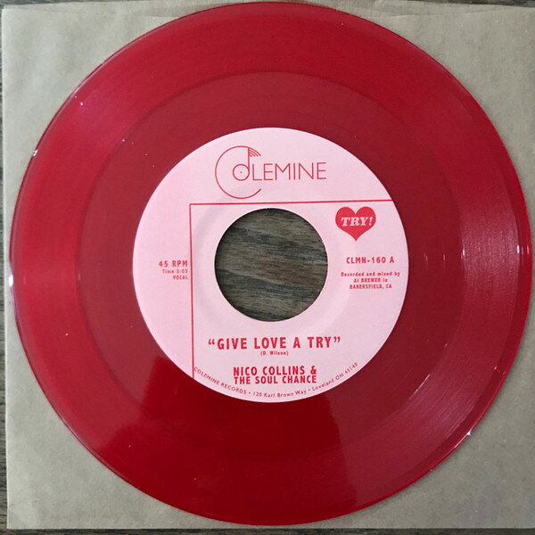 Artist Name: W - 【中古】7” Nico Collins & The Soul Chance Give Love A Try CLMN160 Colemine Records /00080