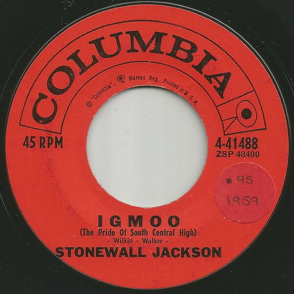【中古】7” Stonewall Jackson Igmoo / Uncle Sam And Big John Bull 441488 Columbia /00080
