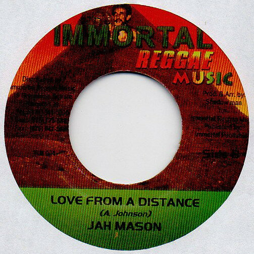 Other - 【中古】7” Jah Mason Love From A Distance IRM004 Immortal Reggae Musi /00080
