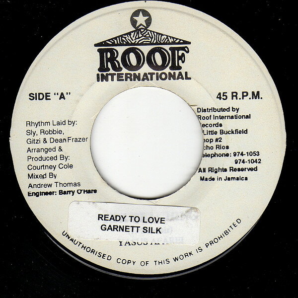 7” Garnett Silk Ready For Love NONE Roof International /00080
