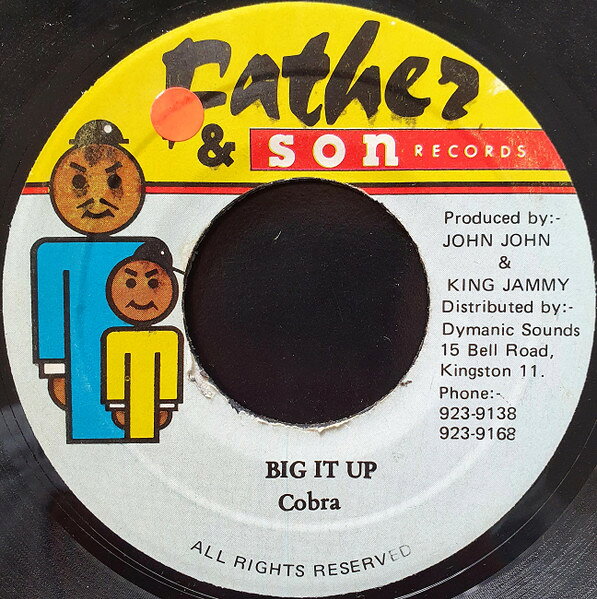 Artist Name: R - 【中古】7” Mad Cobra / Steely & Clevie Big It Up / Big It Up (Version) NONE Father & Son Records /00080