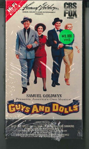 【中古】米VHS Movie, Frank Sinatra Guys And Dolls 7039 CBS/FOX /00300 【中古】米VHS Movie, Frank Sinatra Guys And Dolls 7039 CBS/FOX /00300