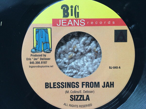 7” Sizzla / Rally Bop Blessings From Jah / Pay Dem No Mind JB040 Big Jeans Records /00080