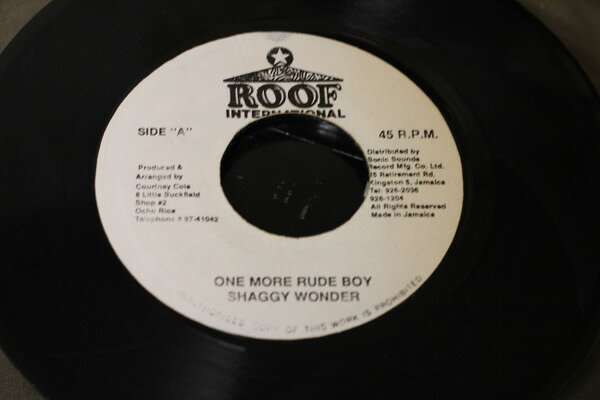 7” Shaggy Wonder One More Rude Boy NONE Roof International /00080