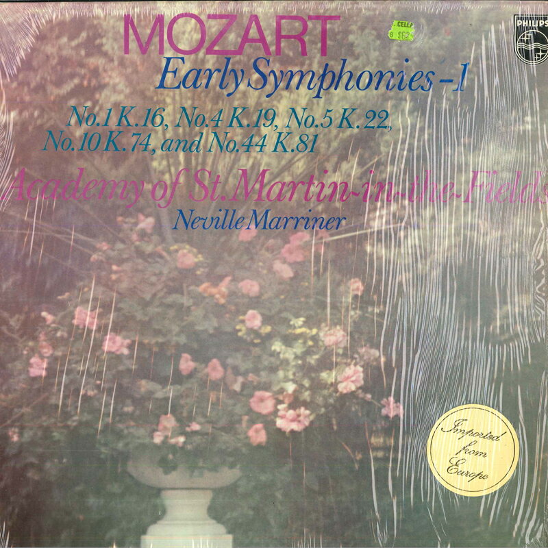 【中古】蘭LP Wolfgang Amadeus Mozart, The A Early Symphonies - 1 6500532 Philips /00260