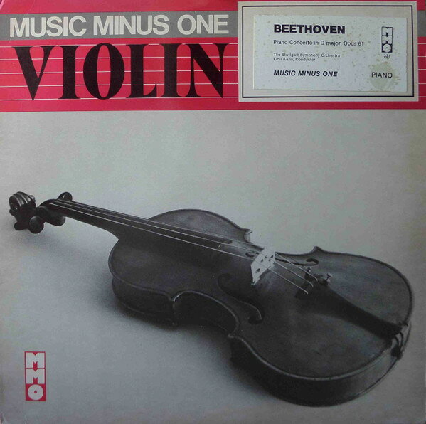 【中古】LP Stuttgart Festival Orchestra , Violin Concerto In D Major Opus 61 (Orchestral Acco MMO321325 Music Minus One /00260