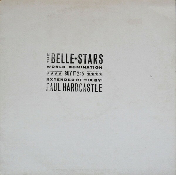 Artist Name: W - 【中古】LP Belle Stars World Domination BUYIT245PROMO STIFF プロモ /00260