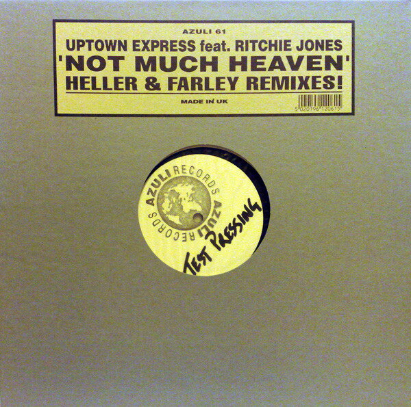 【中古】英12” Richie Jones, Uptown Express Not Much Heaven (Heller & Farley Remixes!) AZNY61 Azuli Records /00250