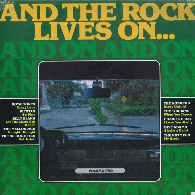 【新品】米LP Various And The Rock Lives On... Volume II SVL1021 Sunnyvale Records /00260