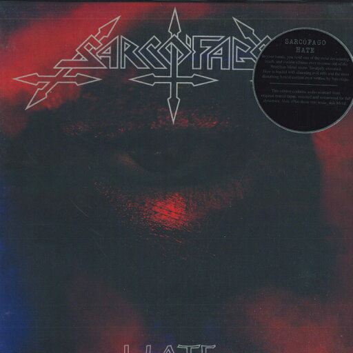 【新品】米LP Sarcofago Hate ZEBU27LP Greyhaze Records /00260 【新品】米LP Sarcofago Hate ZEBU27LP Greyhaze Records /00260