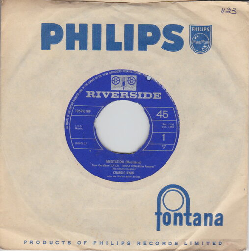 【中古】英7” Charlie Byrd, The Walter Raim Meditation (Meditacao) / O Barquinho (Little Boat) 106910RIF Riverside Records /00080 【中古】英7” Charlie Byrd, The Walter Raim Meditation (Meditacao) / O Barquinho (Little Boat) 106910RIF Riverside Records /00080