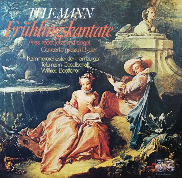 【中古】LP Georg Philipp Telemann - Kamme Fruhlingskantate (Alles Redet Jetzt Und Singet / Co 61291 Orbis /00260